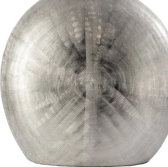 ONLI - Lampă de masă CERAMICA 1xE27/15W/230V 51 cm argintie/albă