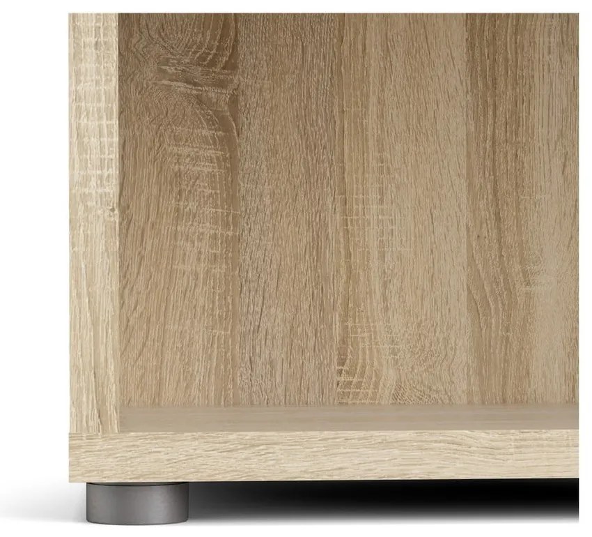 Bibliotecă modulară cu aspect de lemn de stejar 89x189 cm Prima – Tvilum