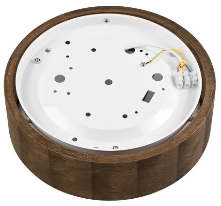 Plafonieră LED Brilagi CARVALHO 1xE27/60W/230V stejar nuc d. 27 cm