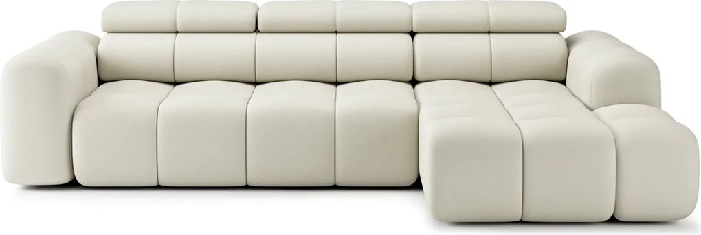 Colțar lemn masiv Bliss cu extensie electrică 289×113 cm