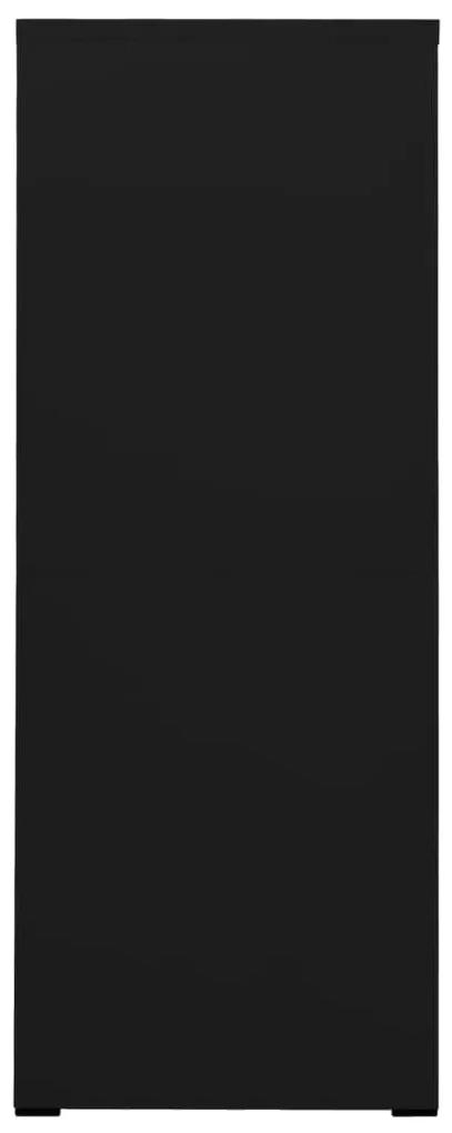 Fiset, negru, 46 x 62 x 164 cm, otel Negru, 46 x 62 x 164 cm
