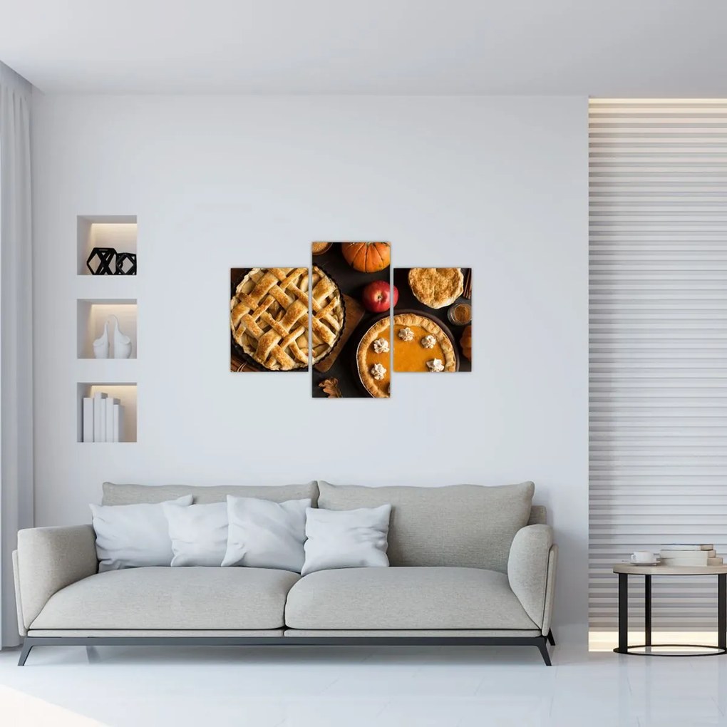 Tablou - Plăcintă de dovleac (90x60 cm)