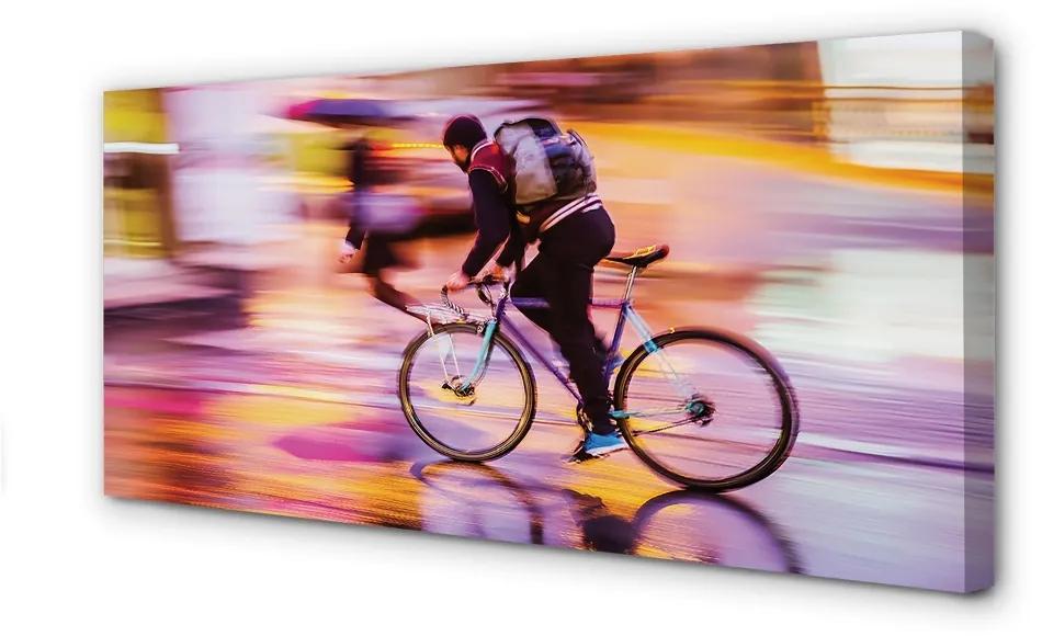 Tablouri canvas Biciclete lumini om