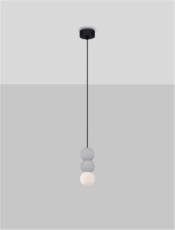 Pendul design decorativ ZERO gri/opal