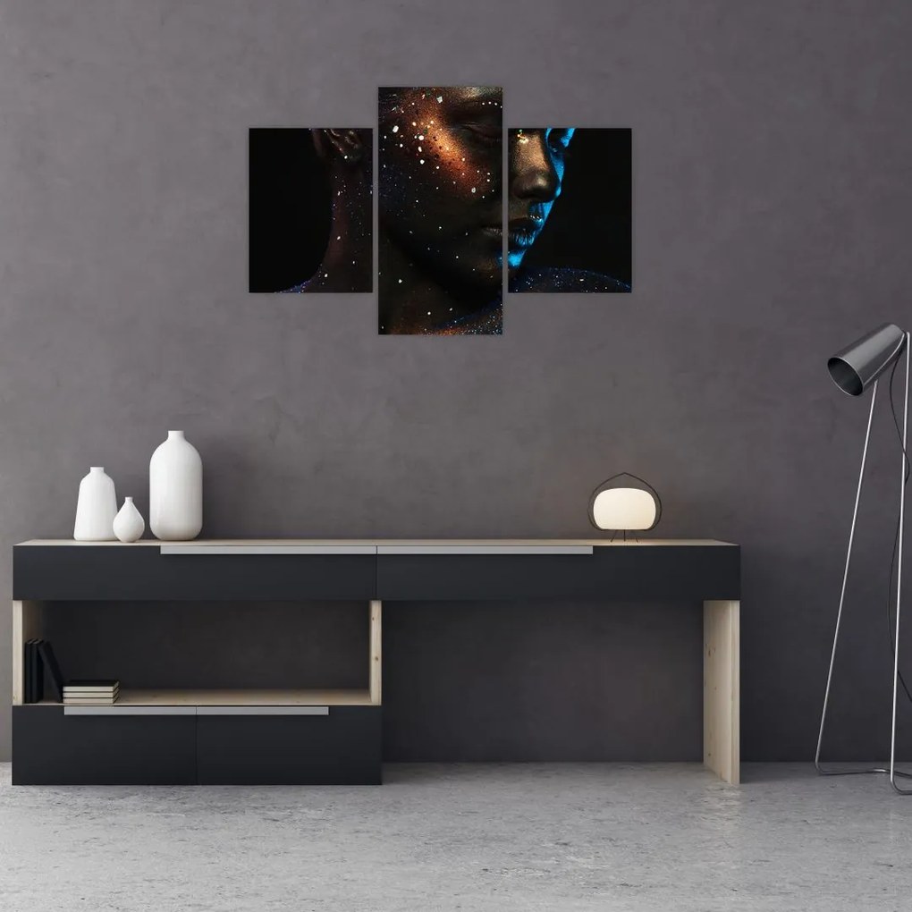 Tablou strălucitor a femeii (90x60 cm)