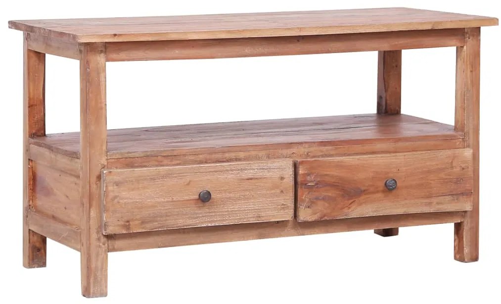 283925 vidaXL Comodă TV, 90 x 40 x 50 cm, lemn masiv reciclat