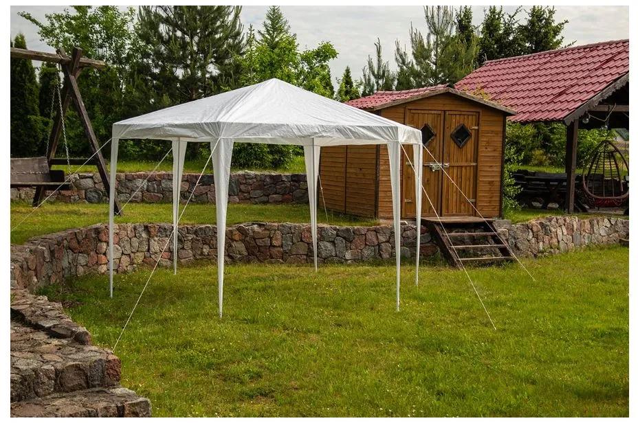 Pavilion de grădină  2x2x2m PE alb