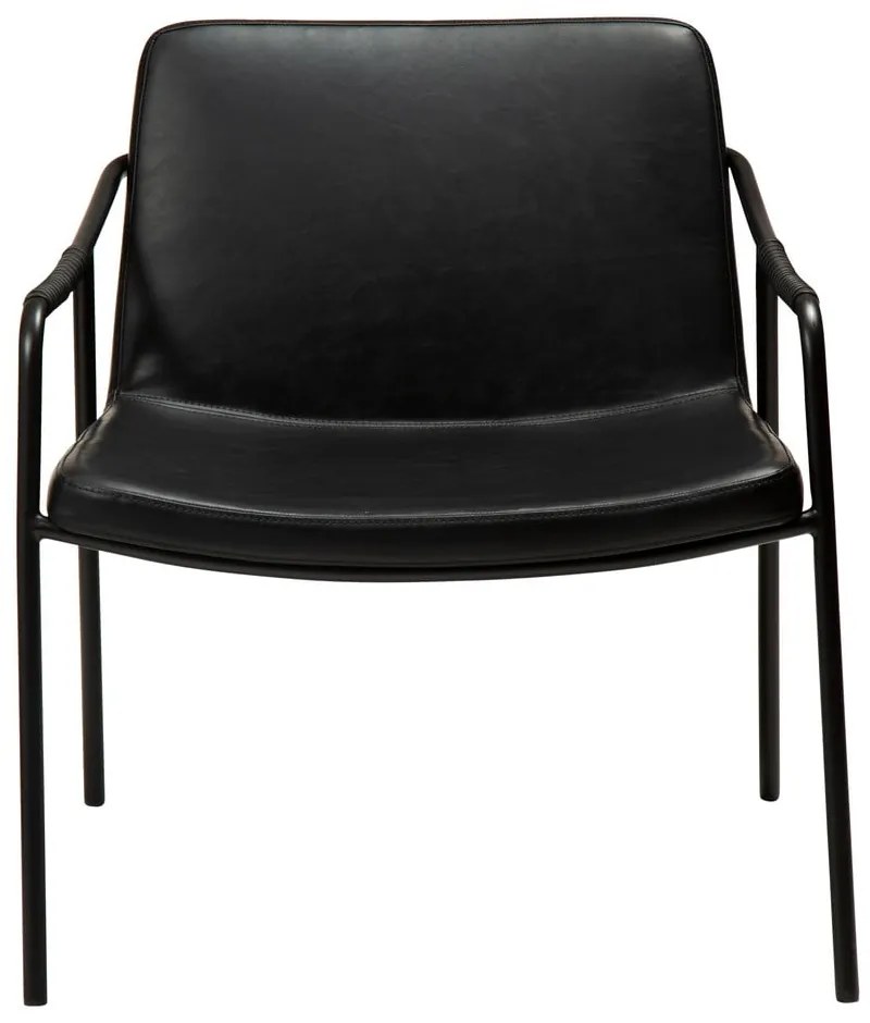 Fotoliu din piele artificială DAN-FORM Denmark Boto, negru