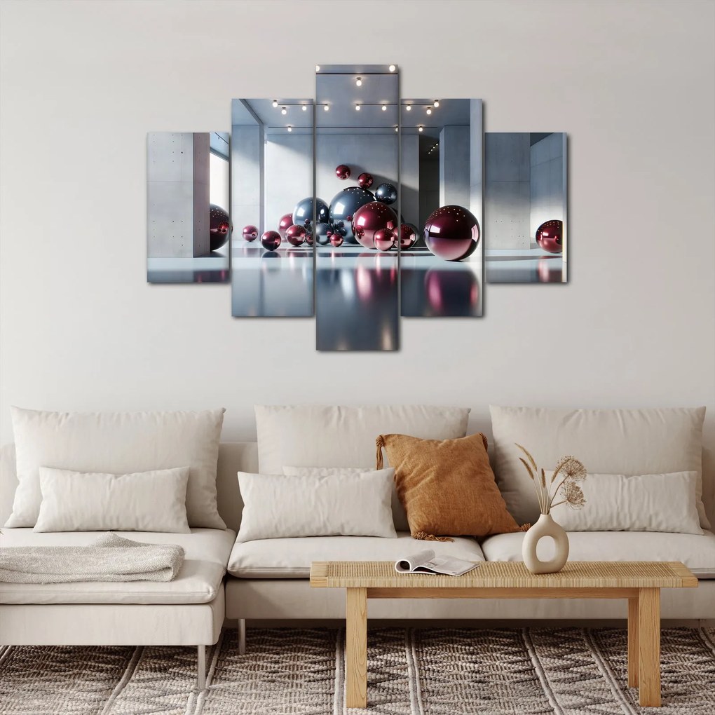 Tablou - Spațiu 3D cu bile II. (150x105 cm)