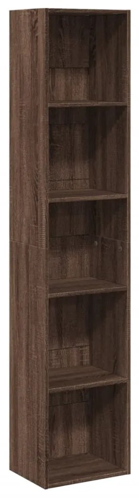 857891 vidaXL Bibliotecă, stejar maro, 40x30x189 cm, lemn prelucrat