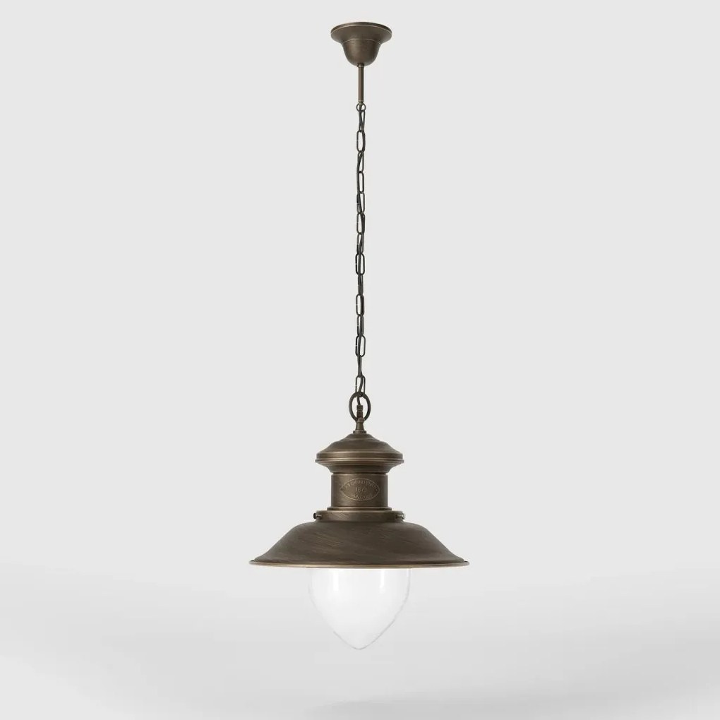 Lustra stil nautic din alama si sticla Al Mare