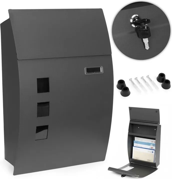 Cutie de scrisori blocabilă 32 x 45 x 10 cm