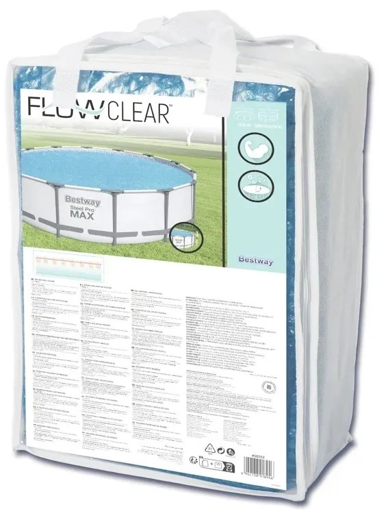 Bestway Pânză solară pentru piscină circularăFlowclear, diametru 417 cm