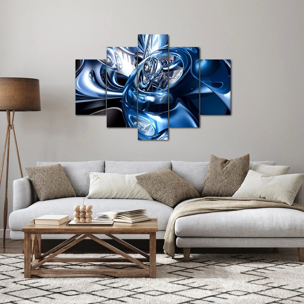 Tablou cu abstracție - cercuri (150x105 cm)