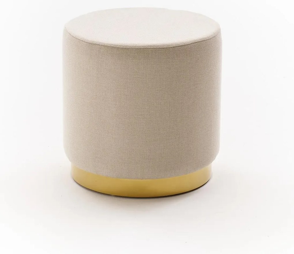 Taburete Gocametta (Crem + Auriu). Promo -8%. 1107195