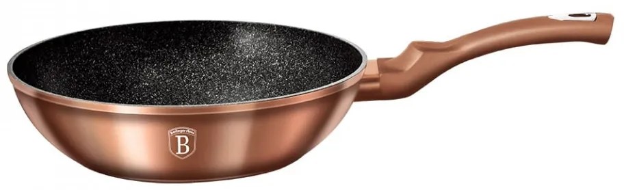 Wok 28 cm Rose Gold (Cupru) Metalic Line Berlinger Haus BH 1512N