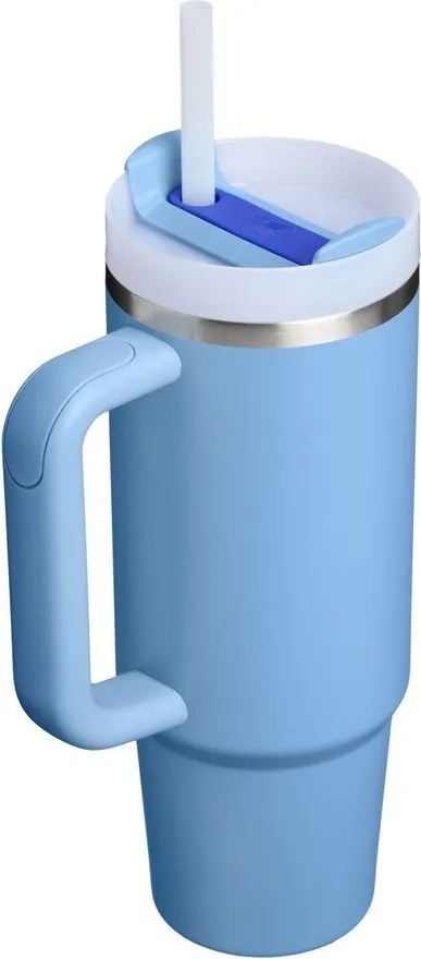 Termos albastru cu pai din oțel inoxidabil 890 ml Quencher H2.O FlowState™ Tumbler Blue Sky – Stanley