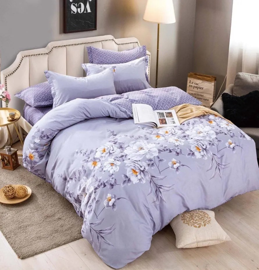Lenjerie pat dublu, 6 Piese, Finet Premium