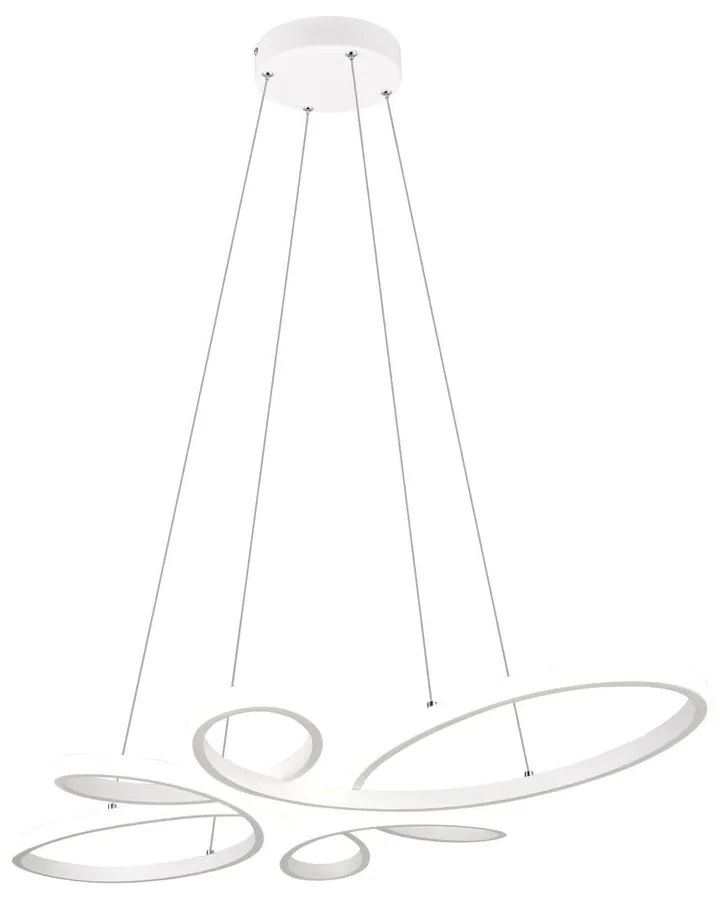 Lustră albă LED Fly – Trio