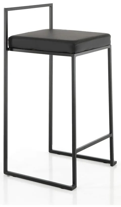 Scaune de bar negre 2 buc. 77 cm Dodo – Tomasucci