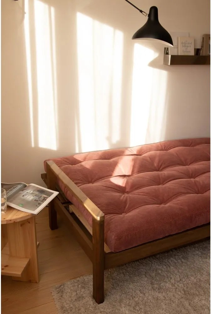 Canapea maro închis extensibilă 205 cm Knob – Karup Design