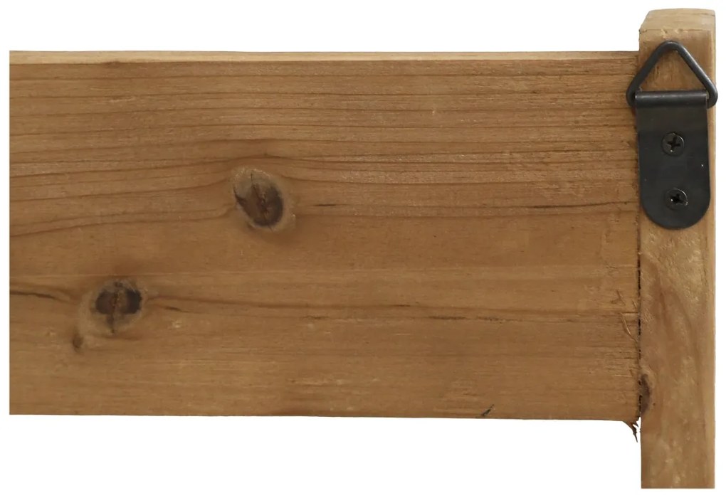 Raft din lemn, cu aspect rustic