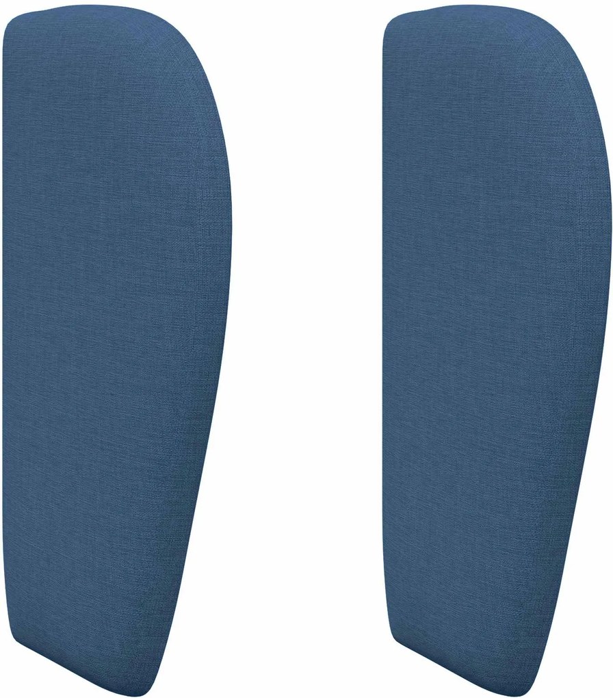 vidaXL Ureche pentru Tăblie albastru 40 x 23 x 6 cm țesătură