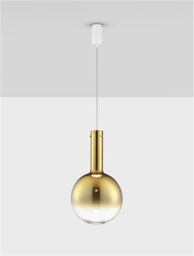 Pendul LED design decorativ NOSTOS Gold, NVL-9009221