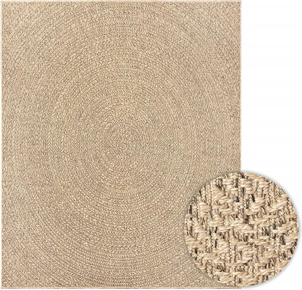 vidaXL Covor ZIZUR aspect iută, 240x340cm, pentru interior și exterior