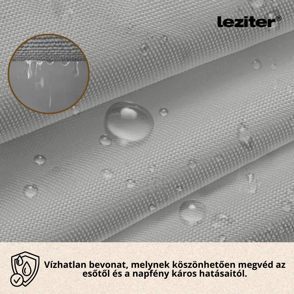 Umbrelă de balcon, ecran de intimitate 5 m gri