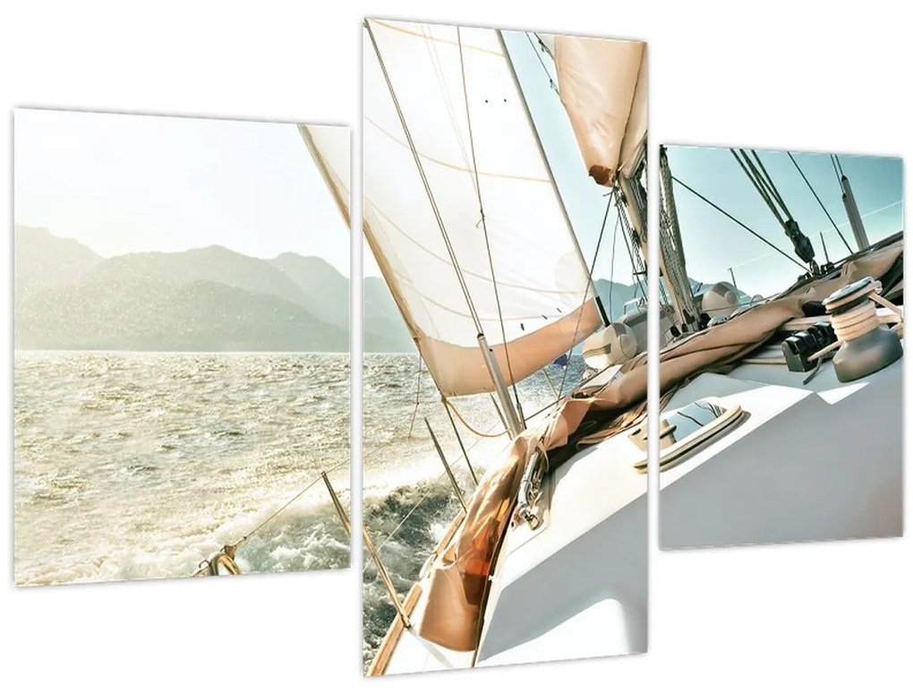 Tablou - Yacht (90x60 cm)