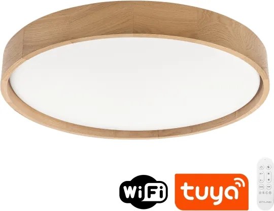 Brilagi - Plafonieră LED dimabilă MANAROLA SMART, 36W/230V, Ø 51 cm + telecomandă
