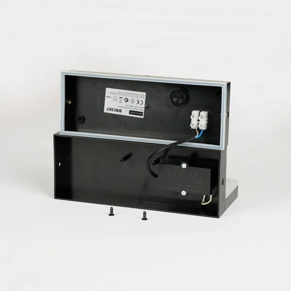 Brilagi-LED Aplica de exterior cu senzor TESSI LED/10W/230V neagră IP54