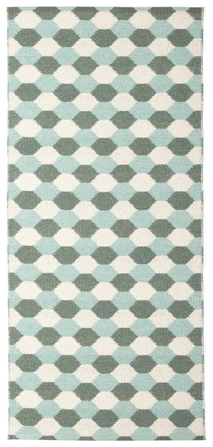 Covor tip traversă pentru interior și exterior verde/turcoaz 70x160 cm Dana Army – Pappelina