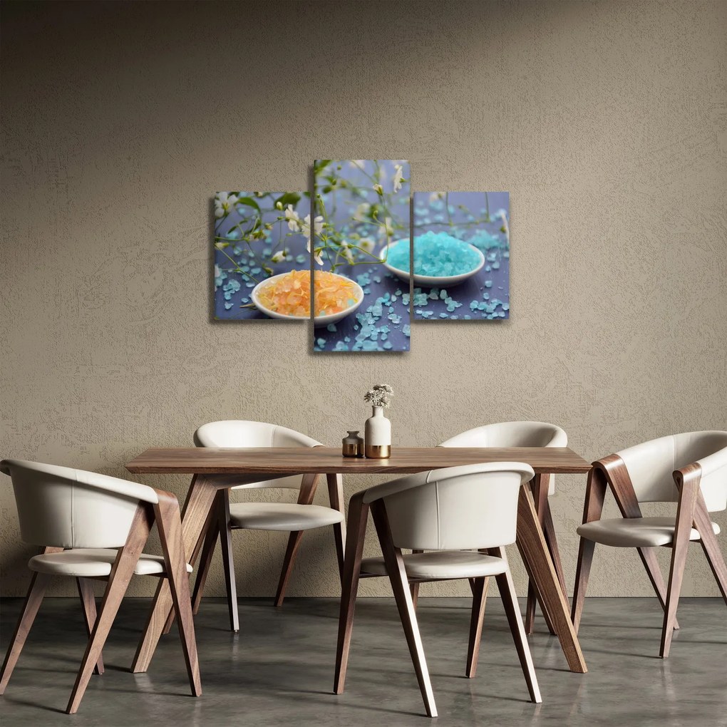 Tablou cu sarea de mare colorată (90x60 cm)