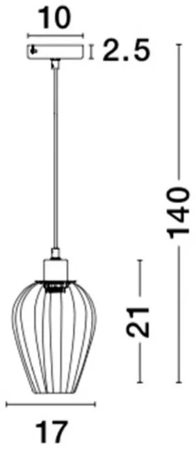 Lustra / Pendul design modern Sage alb NVL-8809702