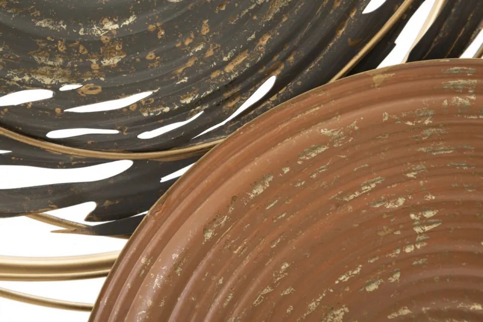 Panou decorativ multicolor din metal si MDF, 167,6x9x80,6 cm, Boho Mauro Ferretti