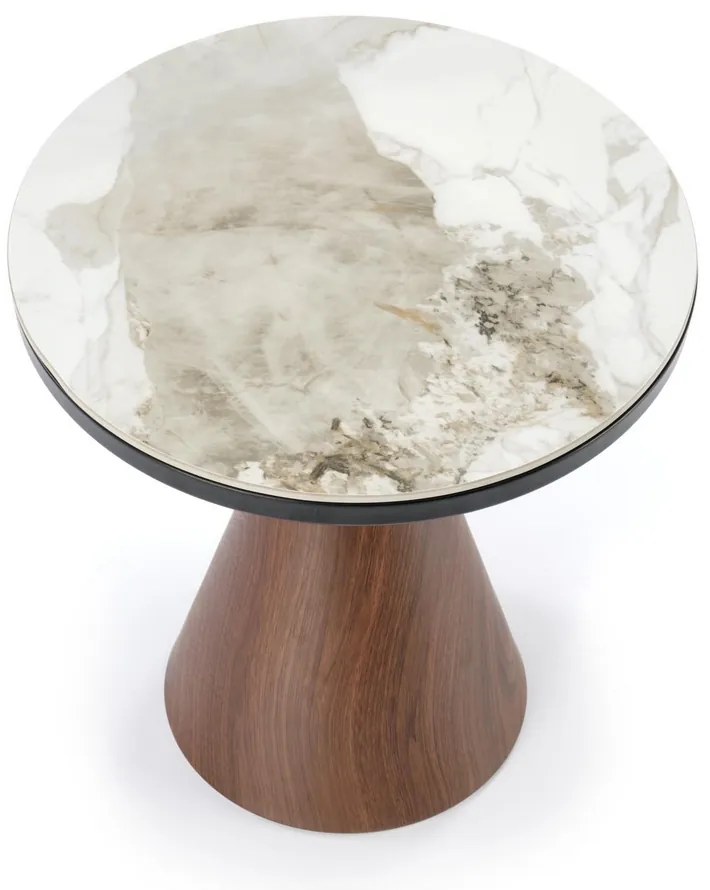 Masa de cafea Collins S, gri/nuc