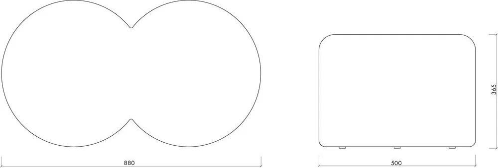 Puf galben Umbo – noo.ma