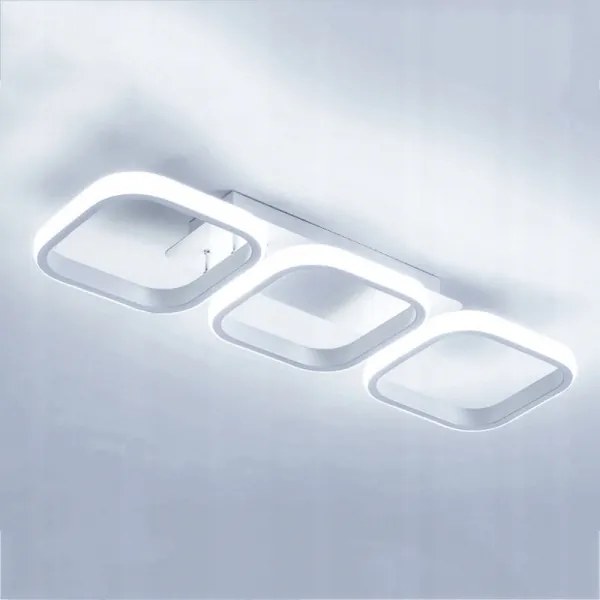 Plafonieră LED dimmabilă, 33W/230V, 3000-6500K, albă, Wi-Fi Tuya + telecomandă