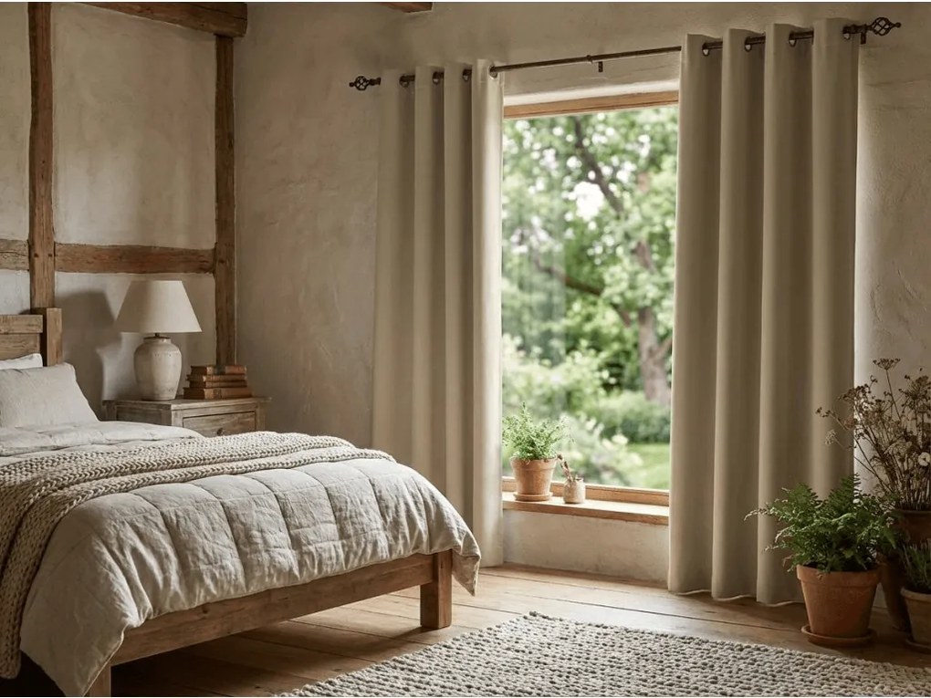 Draperie OXFORD 140x270 cm, bej deschis Agatat: Rejansa