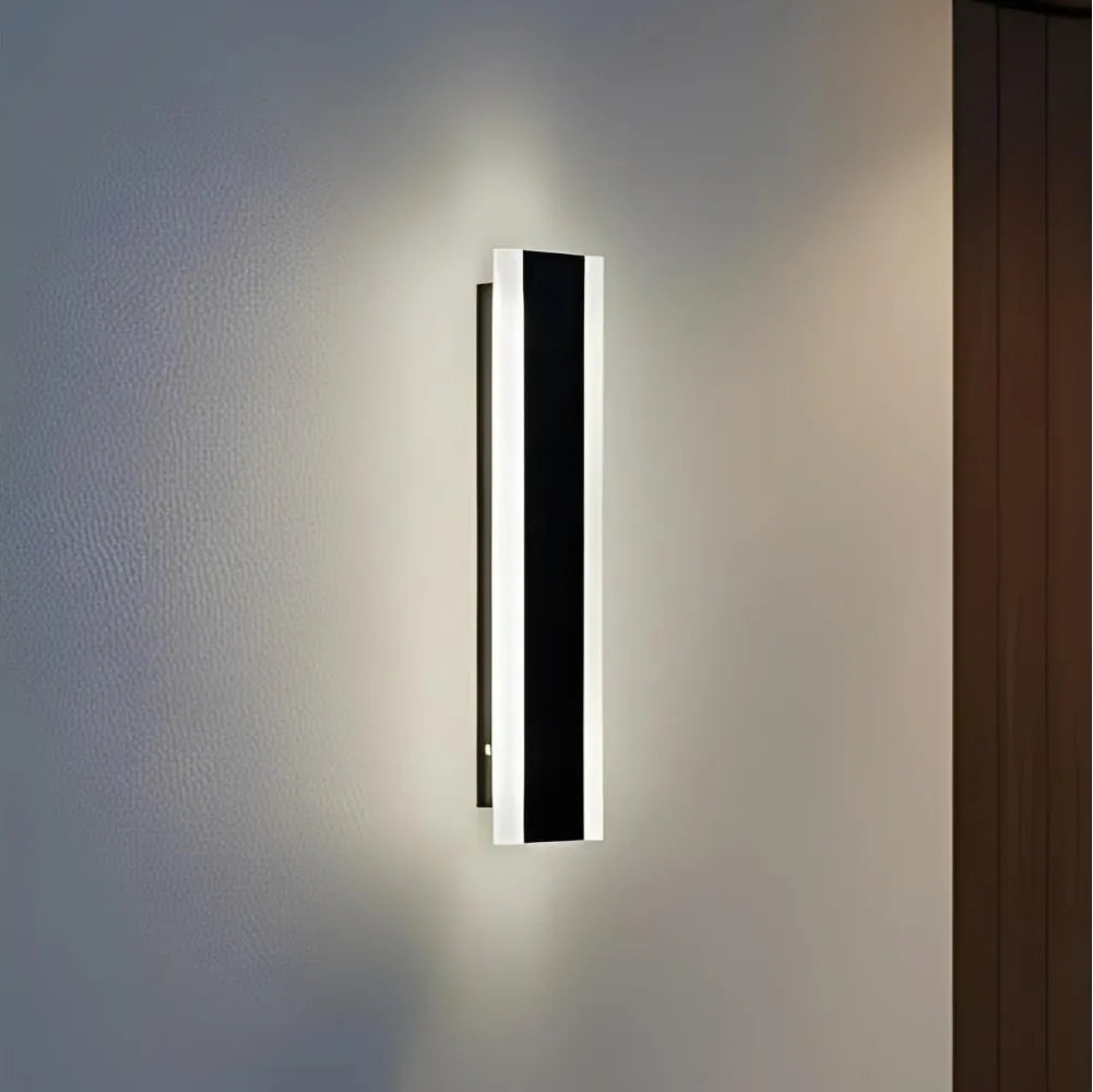 Aplică de perete pentru exterior LED MIRANA S LED/8W/230V 4000K IP44 30 cm neagră