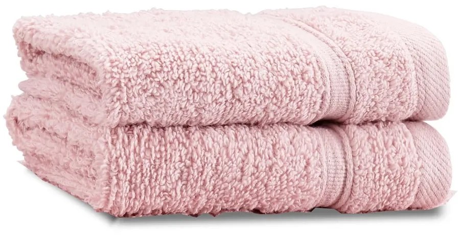 Prosoape roz-deschis 2 buc. din bumbac din frotir 30x30 cm Zero Twist – Catherine Lansfield