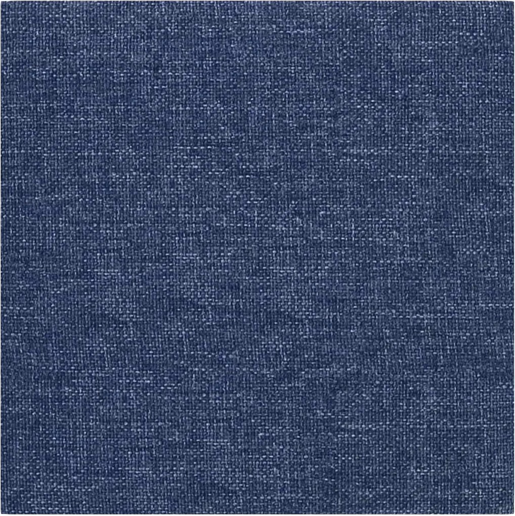 vidaXL Tăblie de Pat pentru Perete 12 pcs albastru 30 x 30 cm țesătură