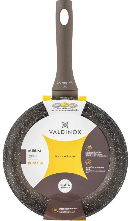 Valdinox Aurum Tigaie cu suprafață antiaderentă, 24 cm, 24 cm