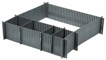 Compactor Organizator pentru sertar Free, gri