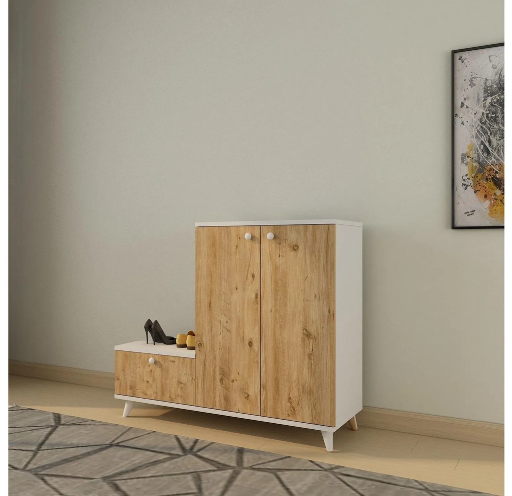 Mobilier Hol Tenuve (stejar + alb) . 1093913