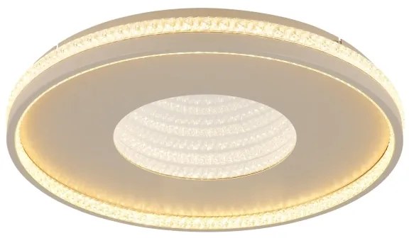 Globo 48563-40S - Plafonieră LED cu funcție dimmabilă SHIRLEY, 40W/230V, 2700-6500K, Ø 50,5 cm, cu telecomandă