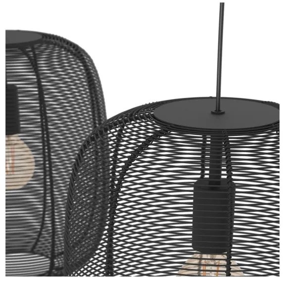 Lustră pe cablu Eglo 43966 RINROE 2xE27/40W/230V