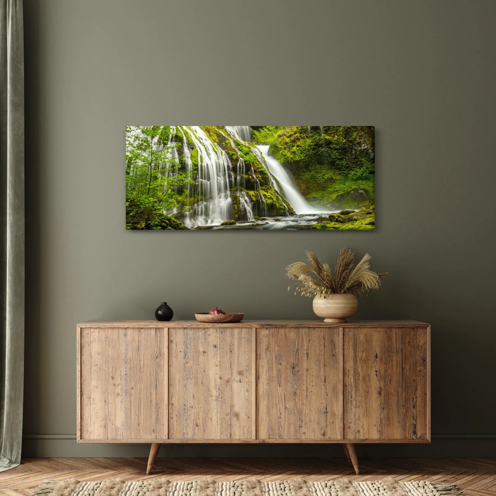Tablou - Cascada, Wind River Valley (120x50 cm)